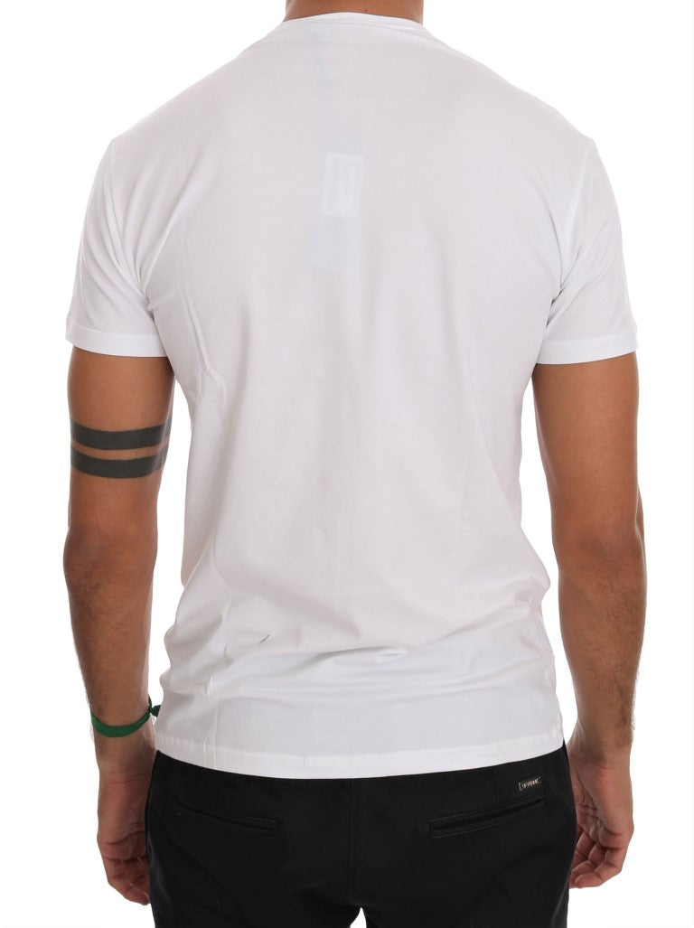 Daniele Alessandrini White T-Shirt for Men detail view
