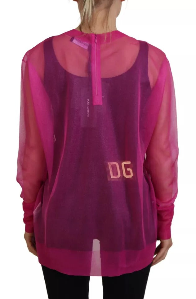 Dolce & Gabbana Pink Sweatshirt for Women side view
