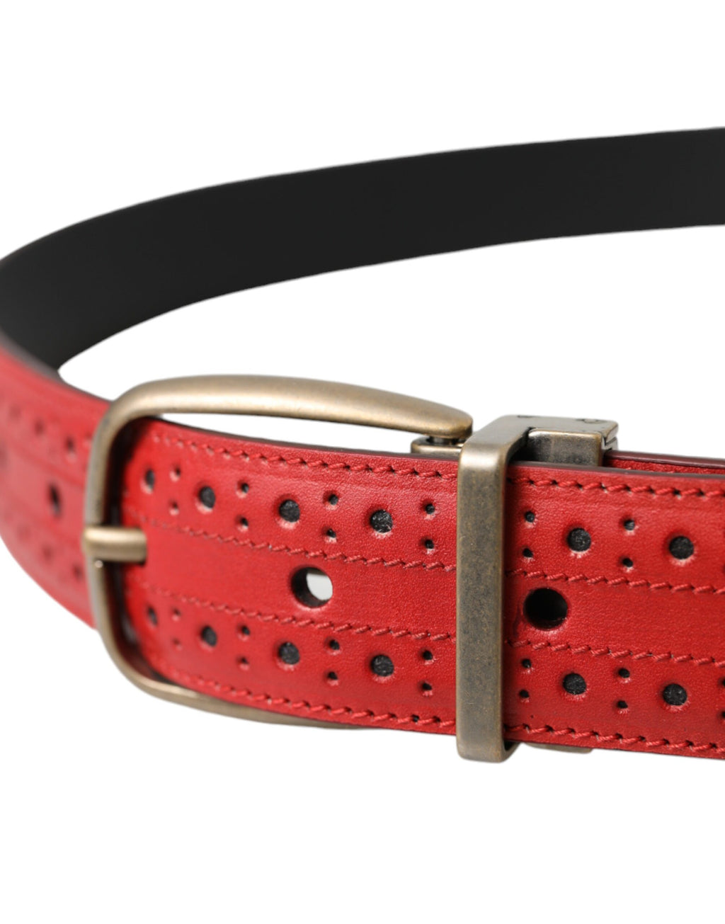 Dolce & Gabbana Red Belt for Men side view