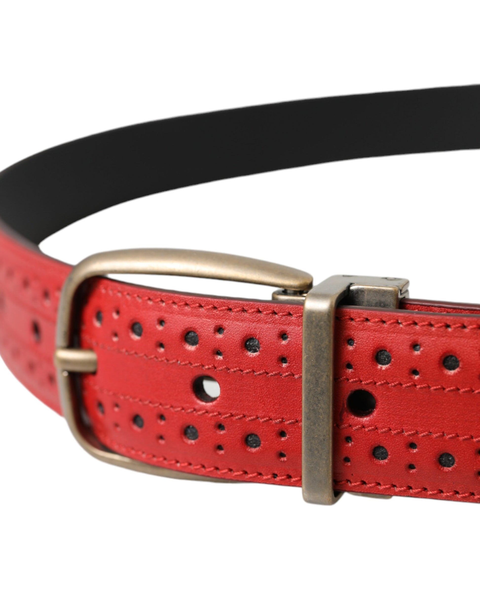 Dolce & Gabbana Red Belt for Men side view