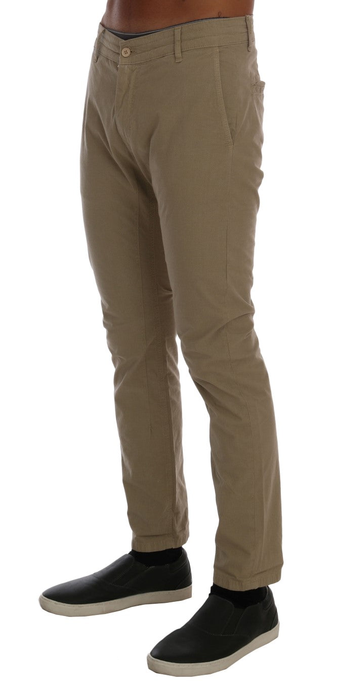 Daniele Alessandrini Beige Chino Pants for Men alternate view