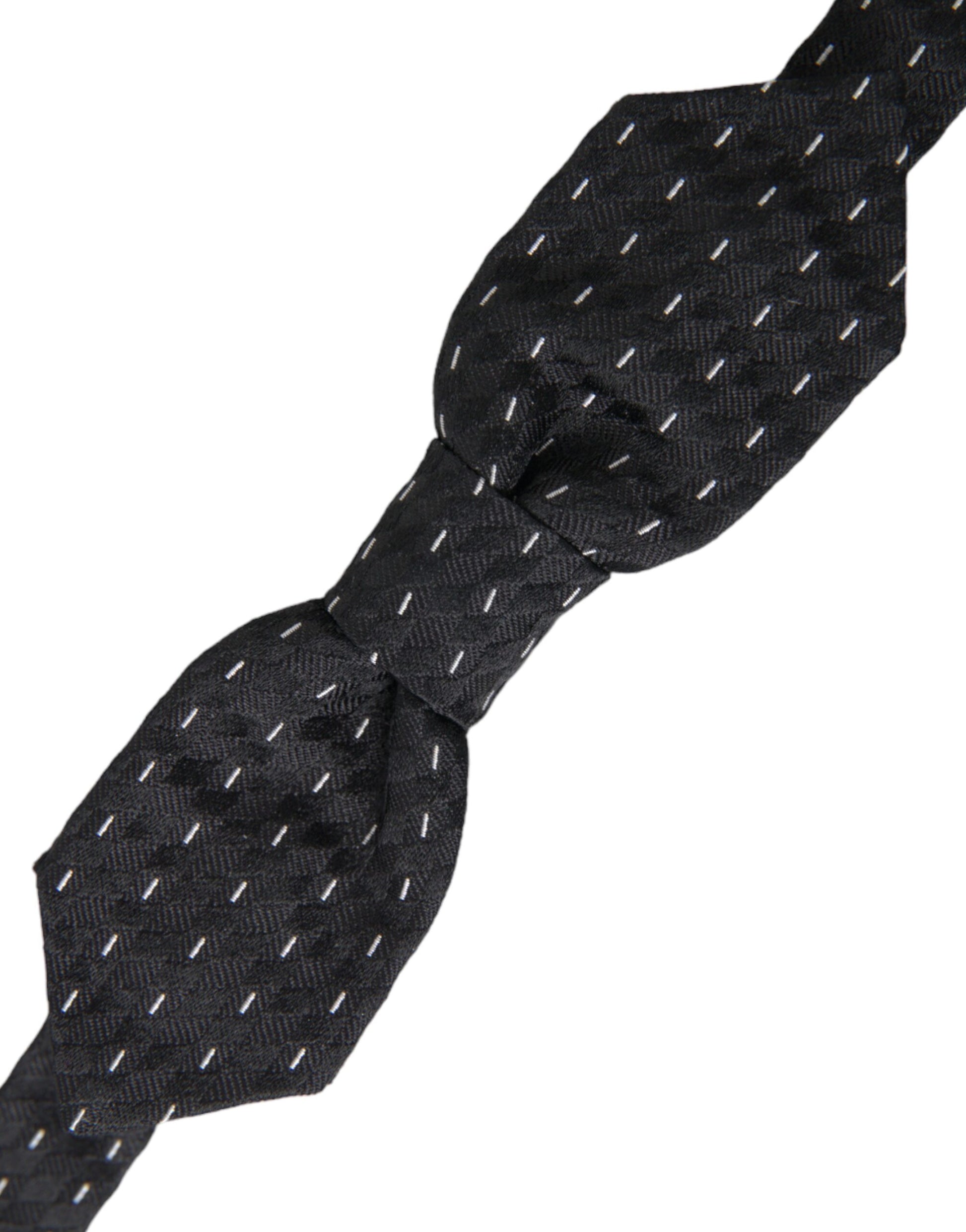 Dolce & Gabbana Black Bowties for Men detail view