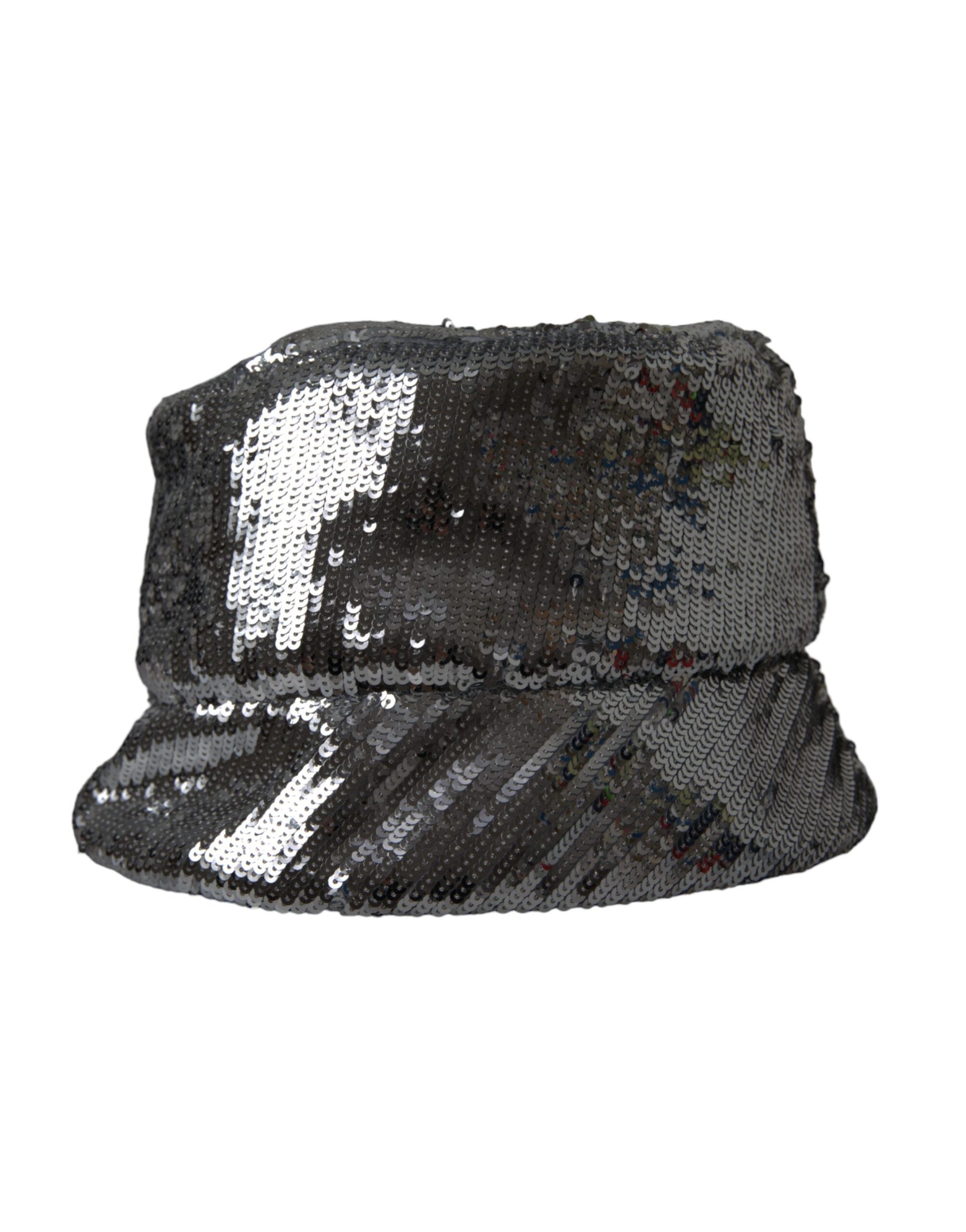 Dolce & Gabbana Silver Bucket Hats for Men detail view