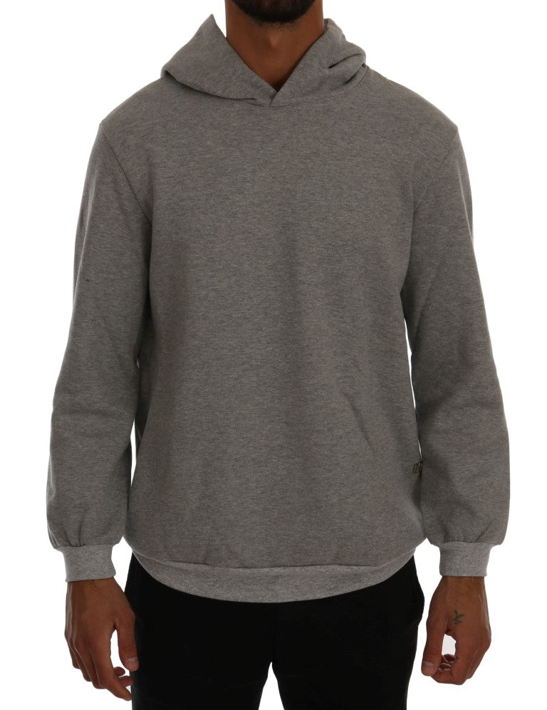 Daniele Alessandrini Grey Hoodie for Men