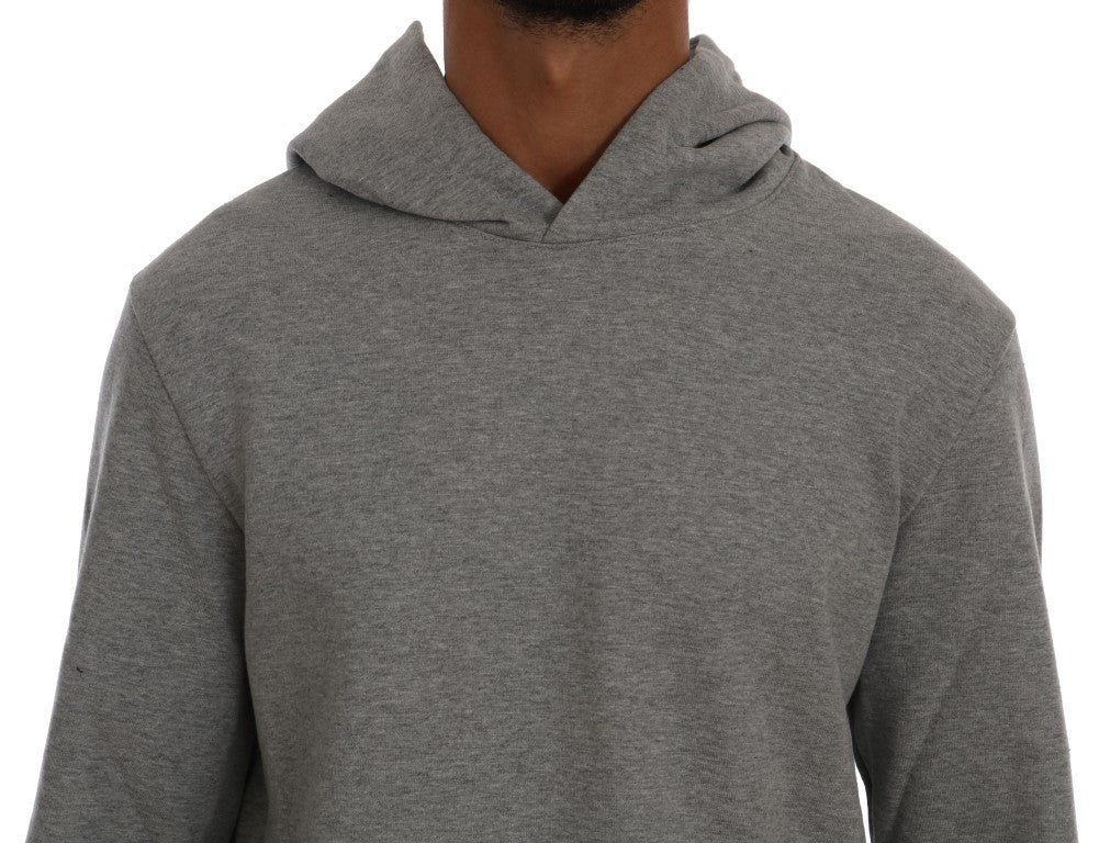 Daniele Alessandrini Grey Hoodie for Men side view