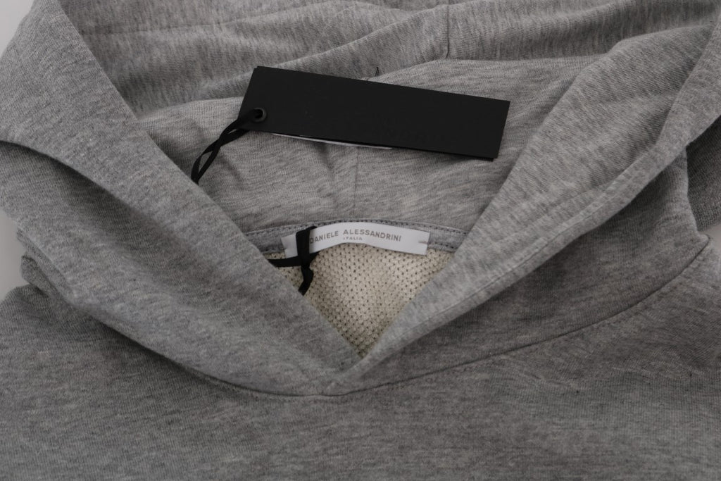 Daniele Alessandrini Grey Hoodie for Men additional view
