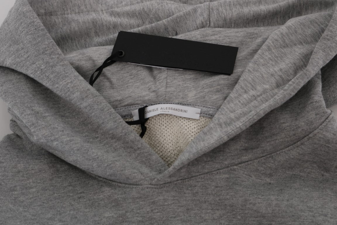 Daniele Alessandrini Grey Hoodie for Men additional view