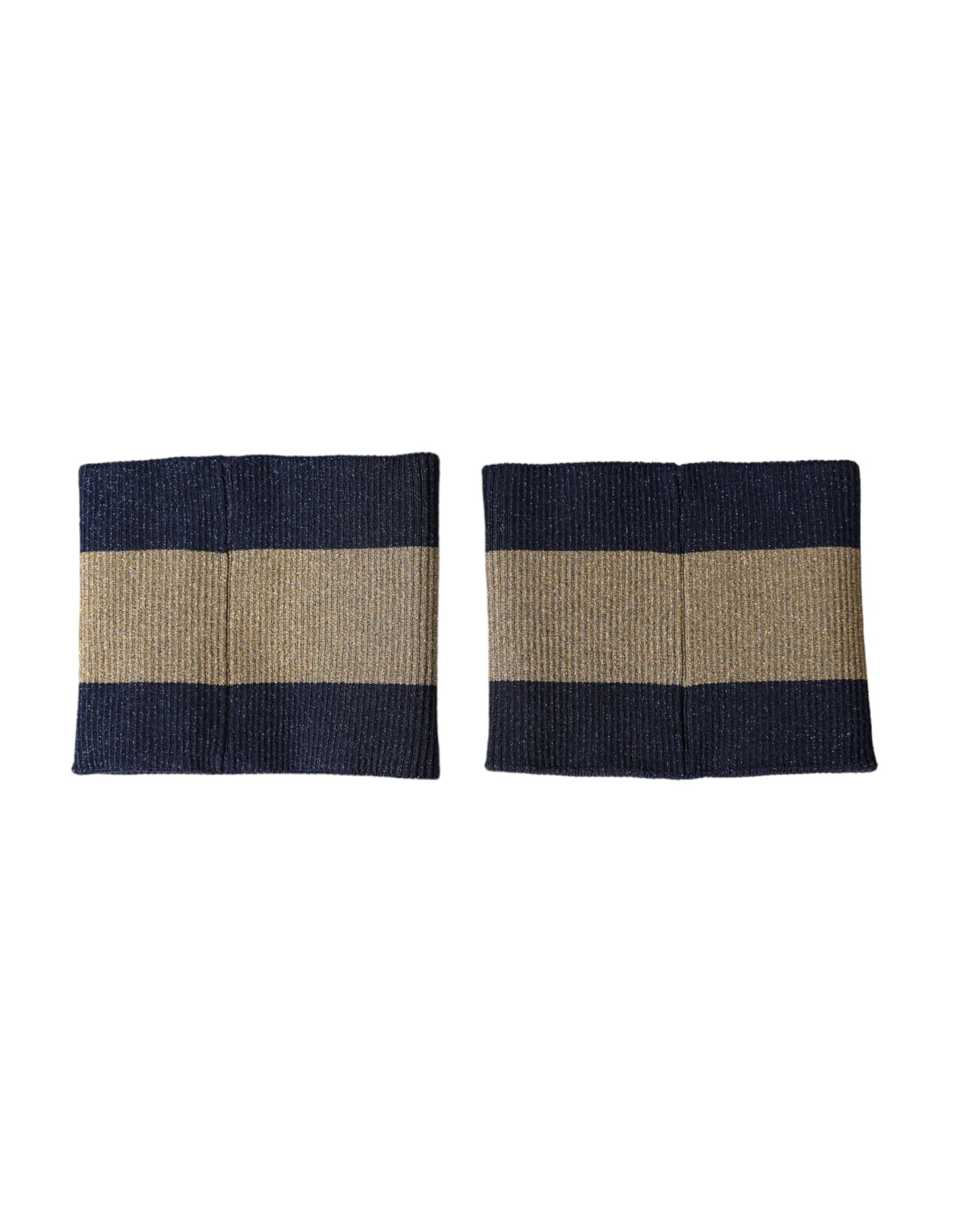 Dolce &amp; Gabbana – Viskosearmband mit Logo „Stern 84“ in Schwarz und Gold