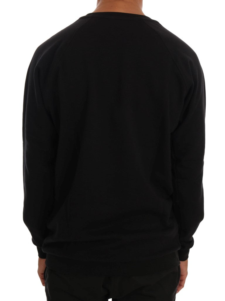 Daniele Alessandrini Black Sweatshirt for Men detail view