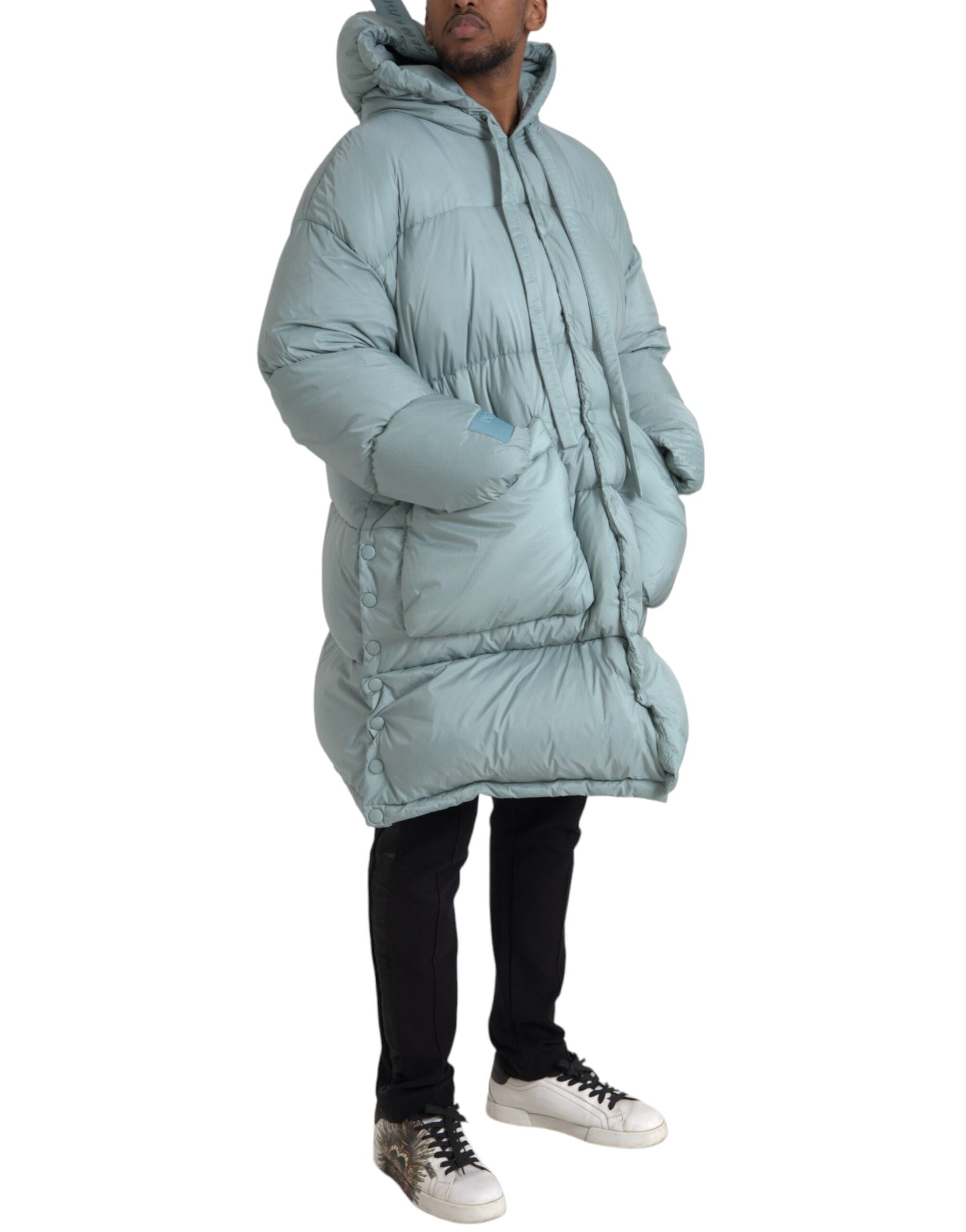 Dolce & Gabbana Blue Full Length Jacket for Men alternate view