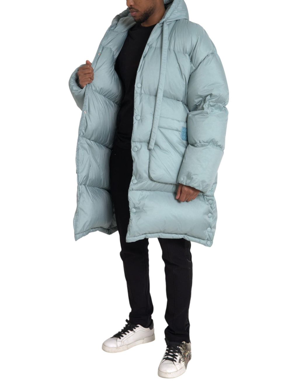 Dolce & Gabbana Blue Full Length Jacket for Men additional view