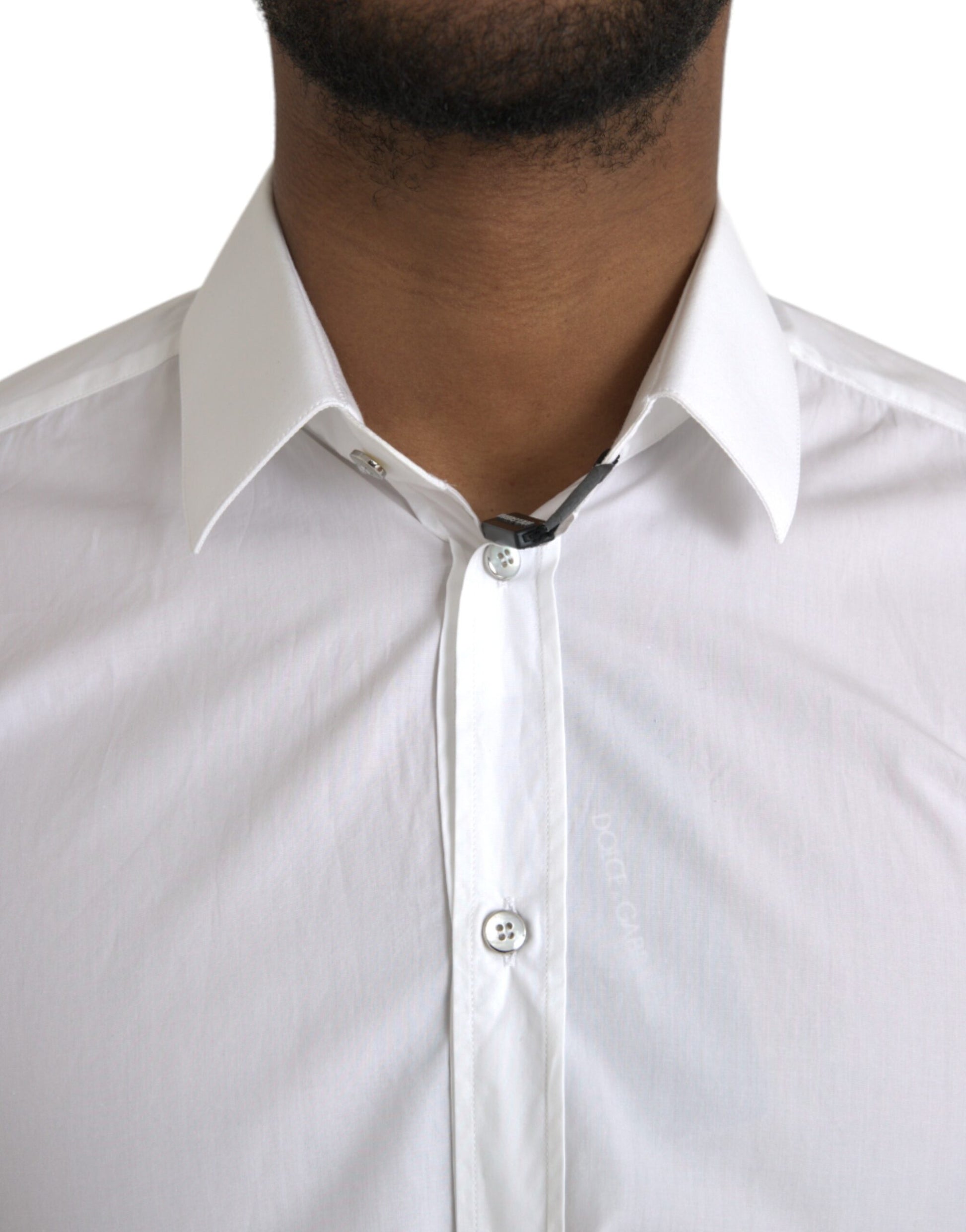 Dolce & Gabbana White Dress Shirt for Men side view