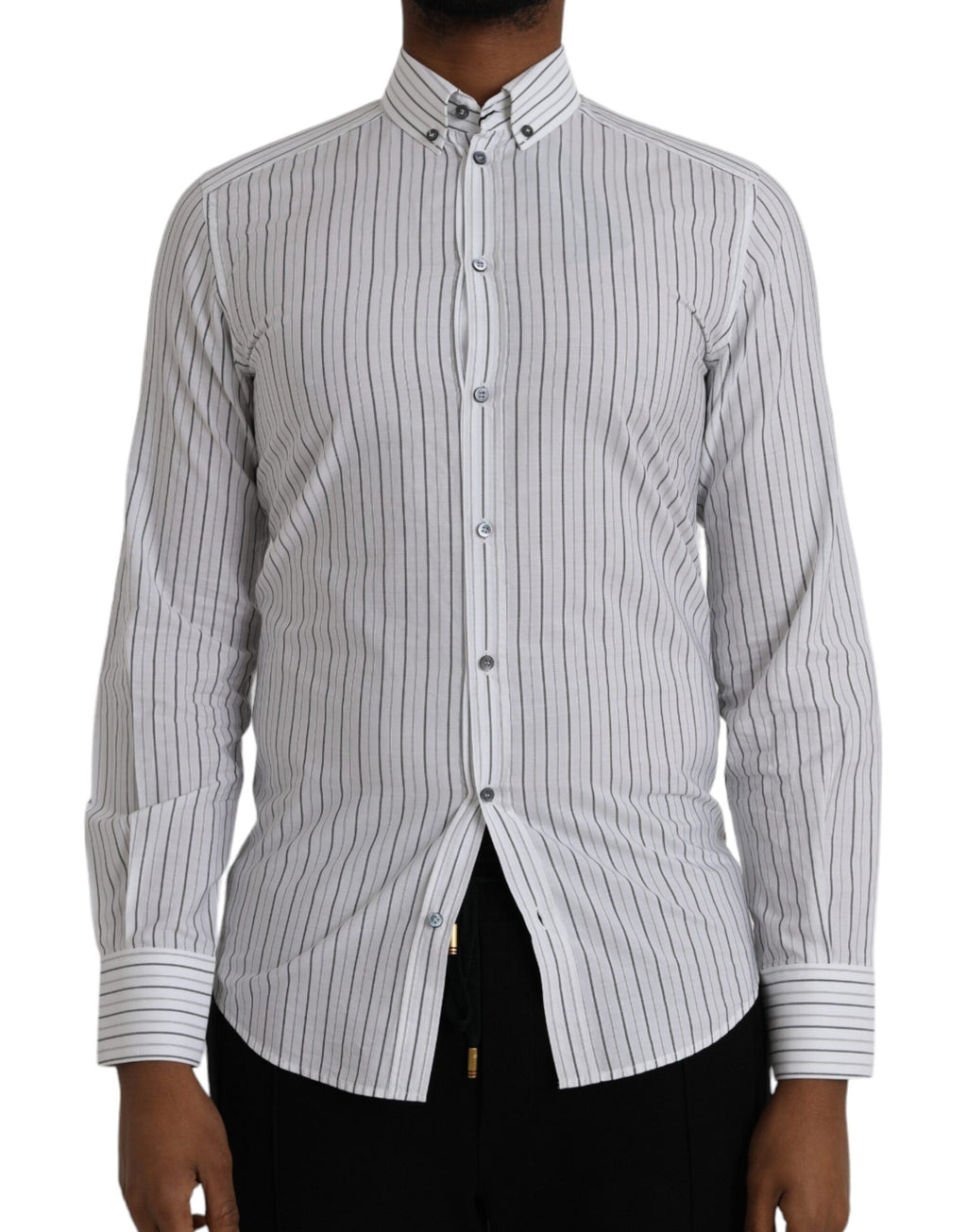 Dolce & Gabbana Black Dress Shirt for Men