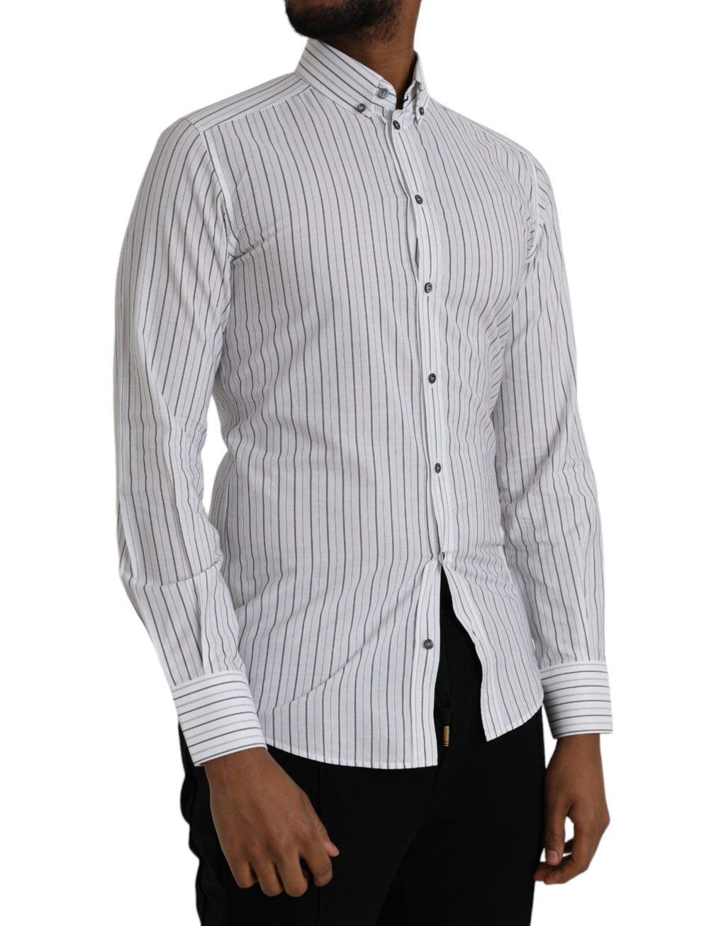 Dolce & Gabbana Black Dress Shirt for Men detail view