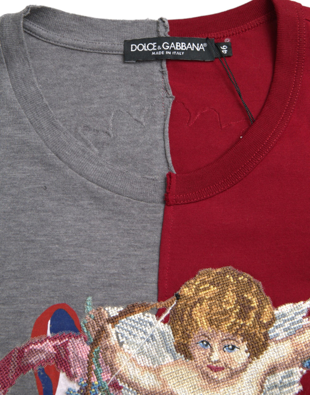 Dolce & Gabbana Multicolor T-Shirt for Men detail view