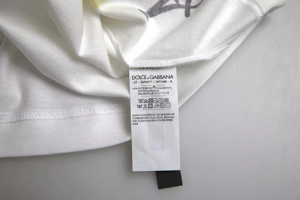 Dolce & Gabbana White T-Shirt for Men side view