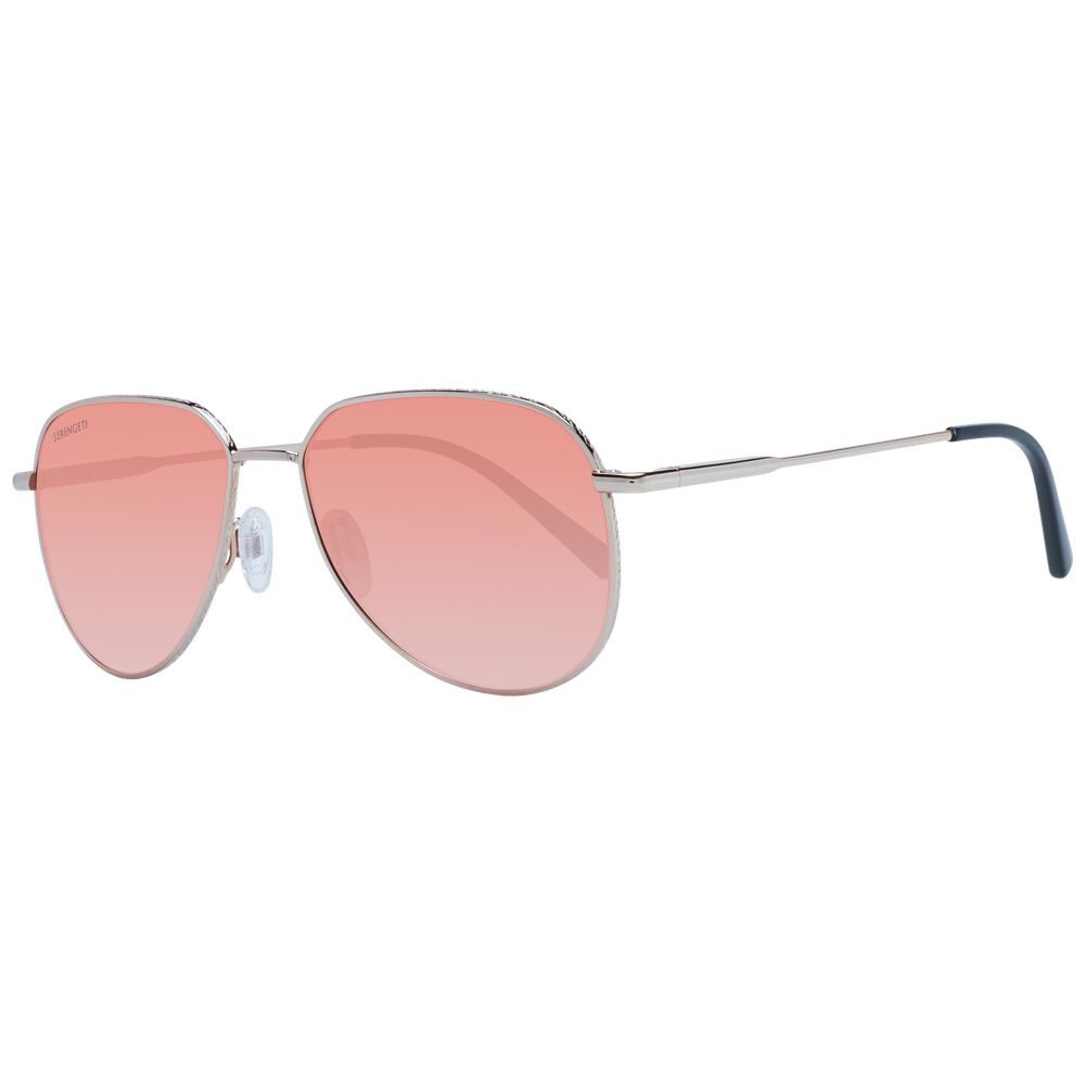 Serengeti Lunettes de Soleil en Métal Rose Doré