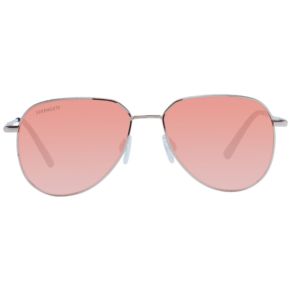 Serengeti Lunettes de Soleil en Métal Rose Doré