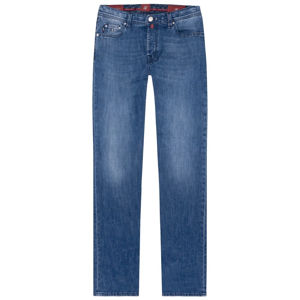 Tramarossa Blue Cotton Mens Jeans