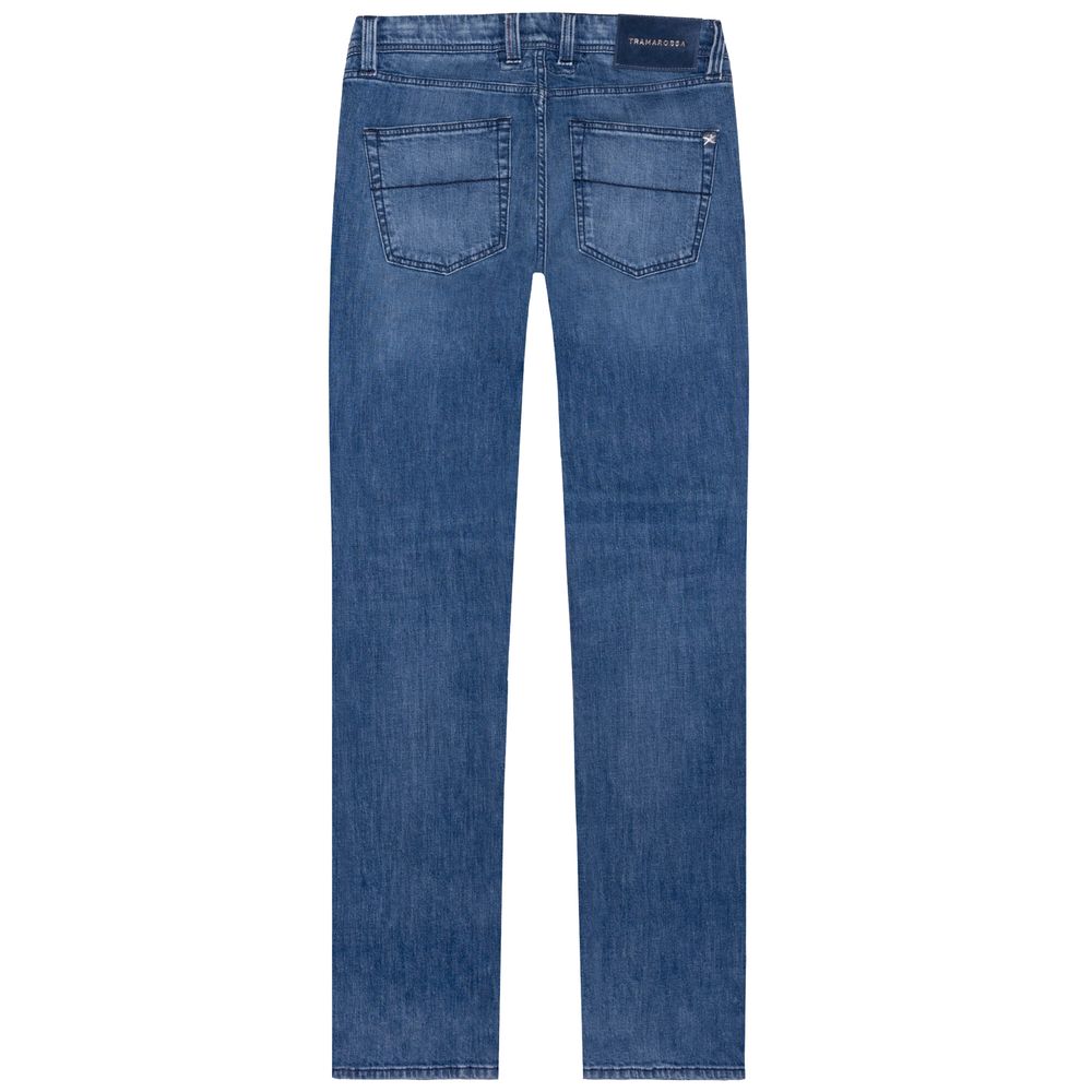 Tramarossa Blue Cotton Mens Jeans