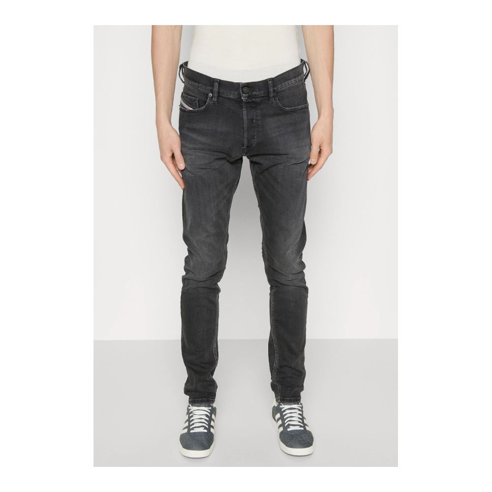 Diesel Schwarze Jeans und Hose aus Baumwolle