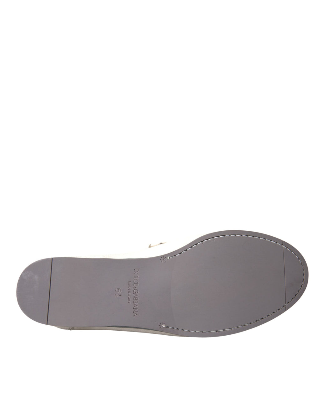 Dolce & Gabbana White Slip On Loafers for Men additional view