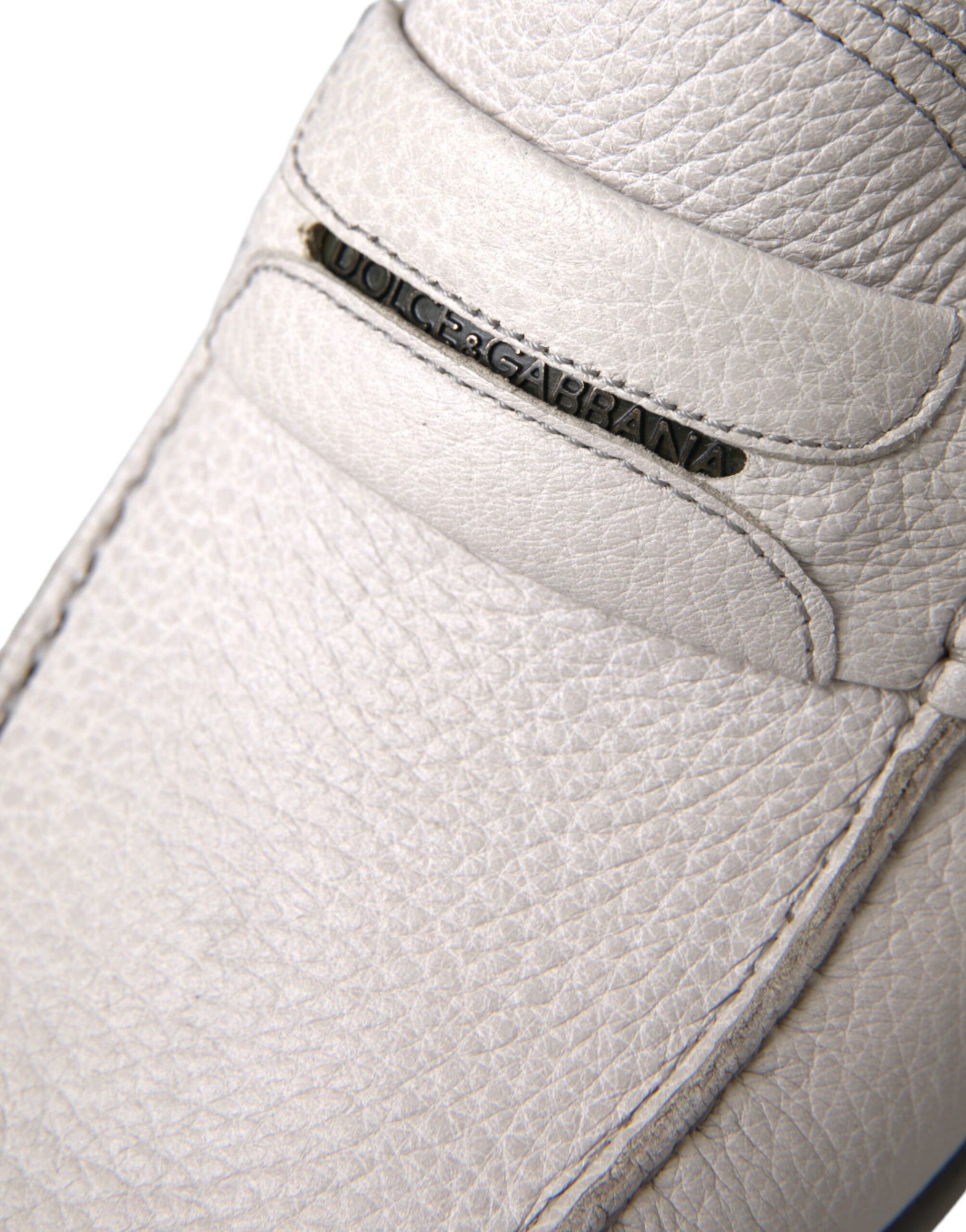 Dolce & Gabbana White Slip On Loafers for Men additional view