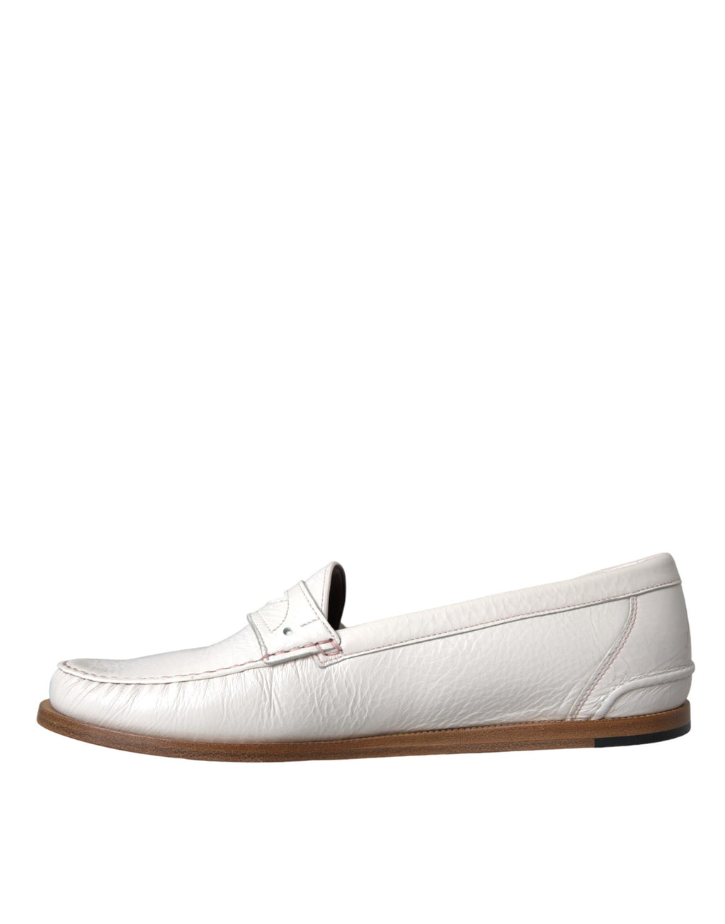 Dolce & Gabbana White Slip On Loafers for Men additional view