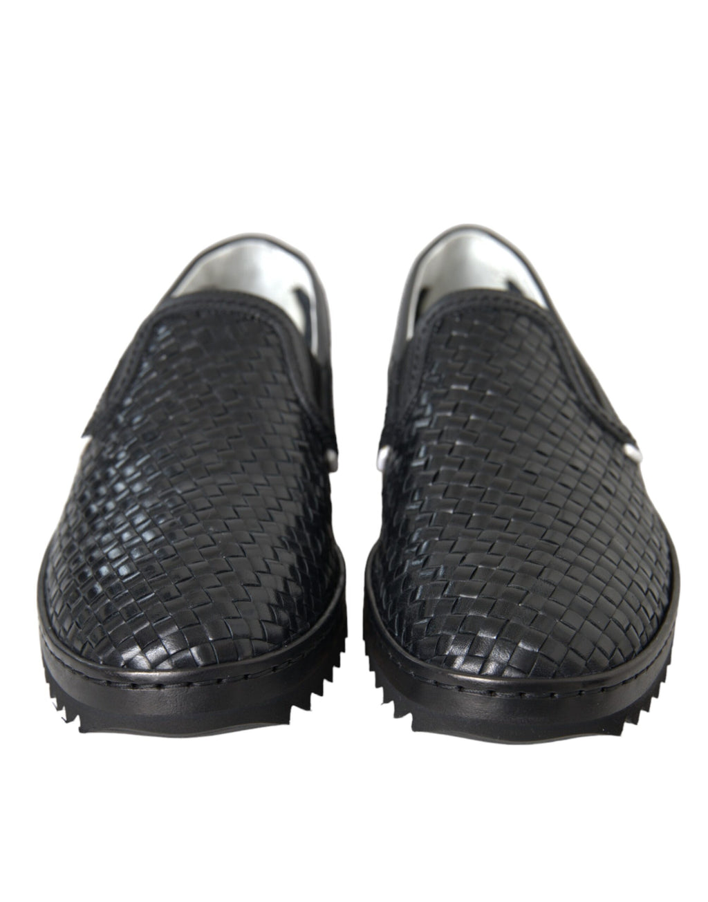 Dolce & Gabbana Black Slip On Loafers for Men alternate view