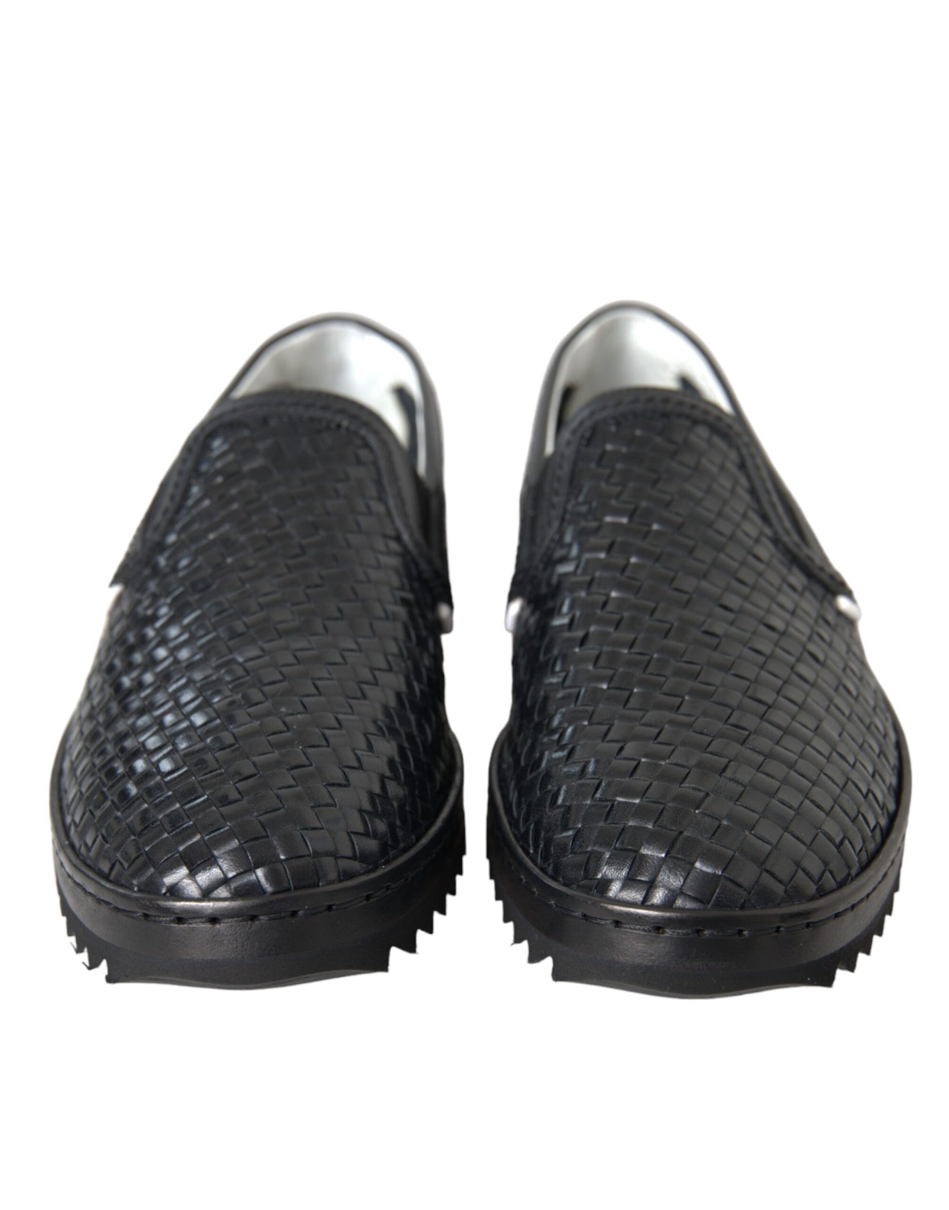 Dolce & Gabbana Black Slip On Loafers for Men alternate view