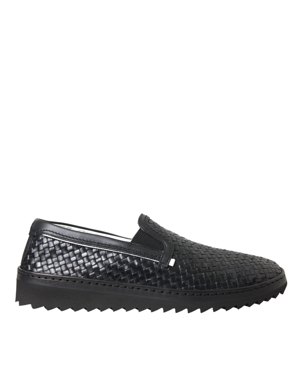 Dolce & Gabbana Black Slip On Loafers for Men