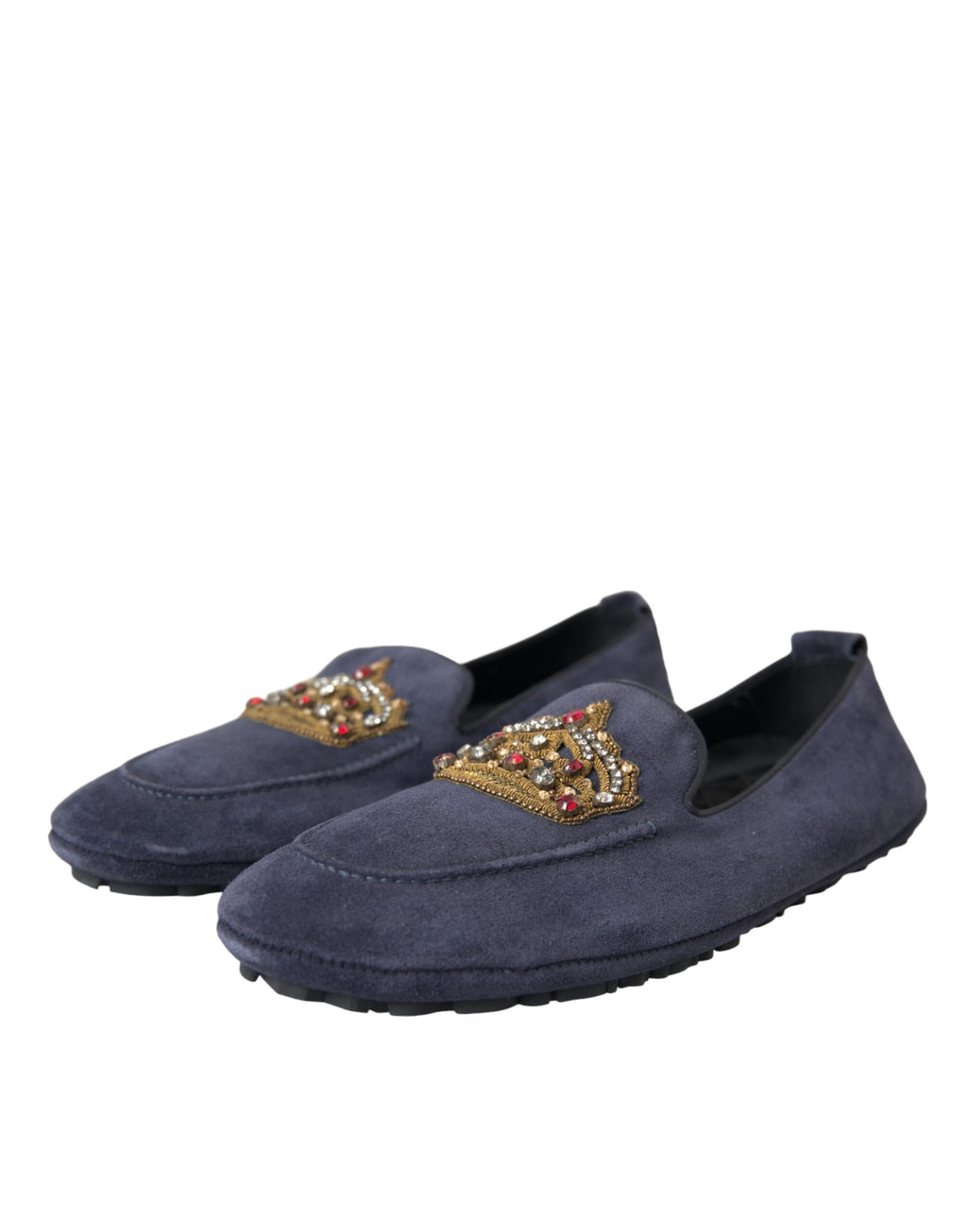 Dolce & Gabbana Blue Slip On Loafers for Men detail view