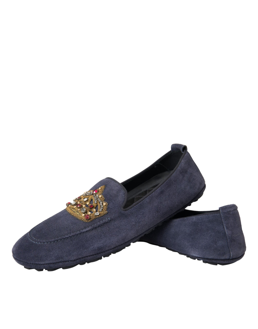 Dolce & Gabbana Blue Slip On Loafers for Men additional view