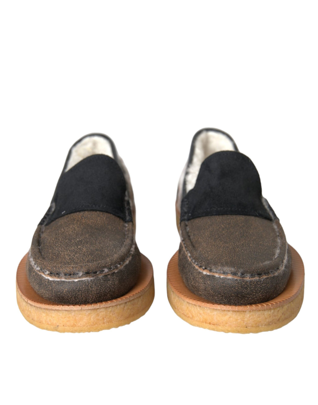 Dolce & Gabbana Brown Slip On Loafers for Men alternate view