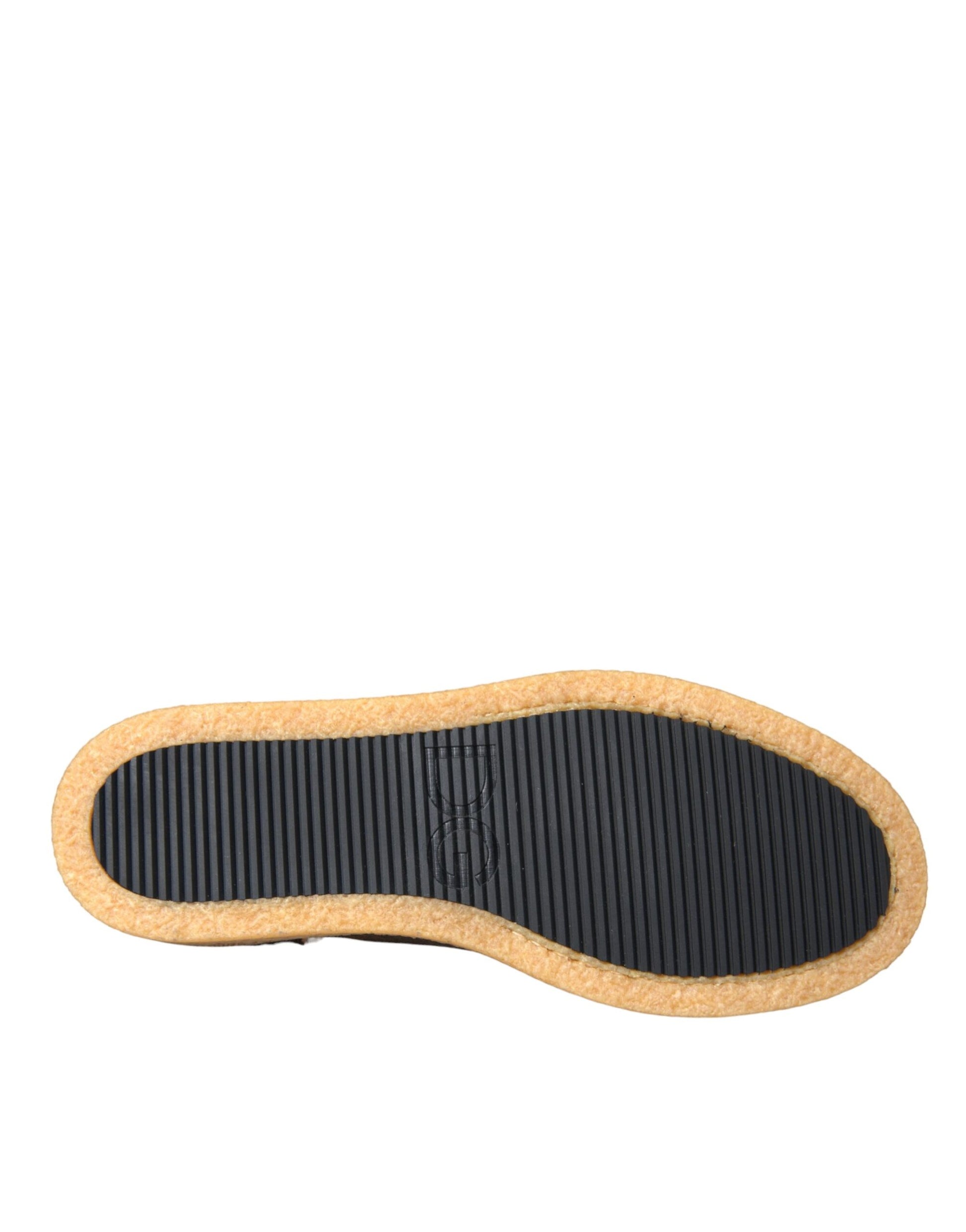 Dolce & Gabbana Brown Slip On Loafers for Men additional view