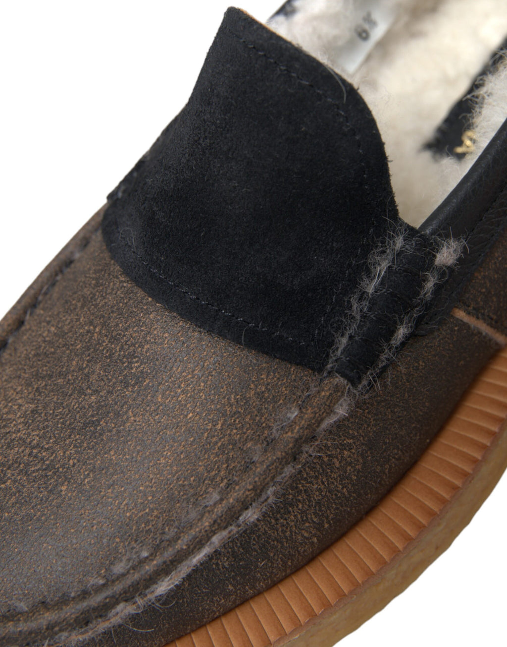 Dolce & Gabbana Brown Slip On Loafers for Men additional view