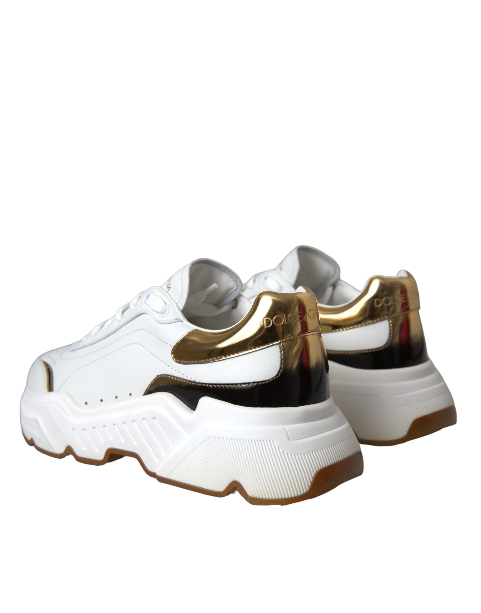 Dolce & Gabbana White Chunky Sneakers for Women side view