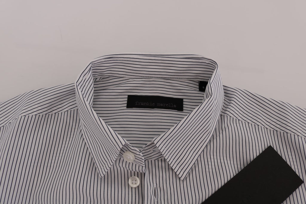 Frankie Morello Blue Dress Shirt for Men additional view