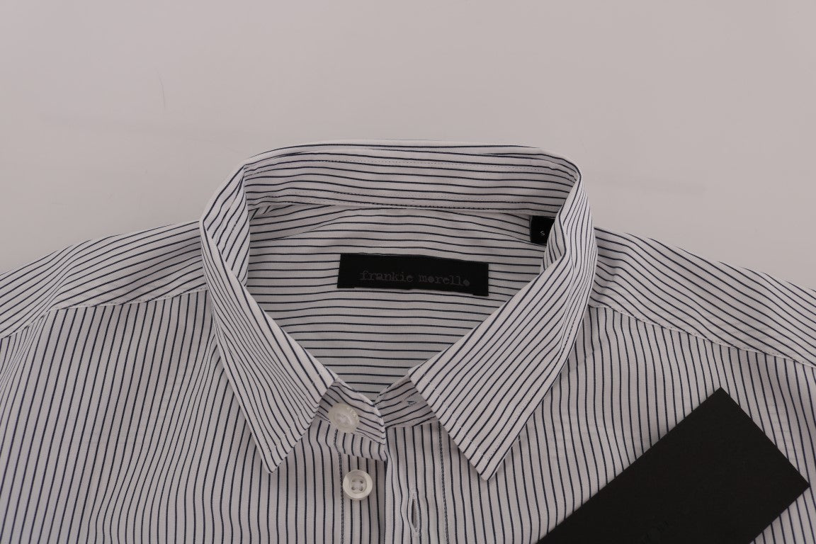 Frankie Morello Blue Dress Shirt for Men additional view