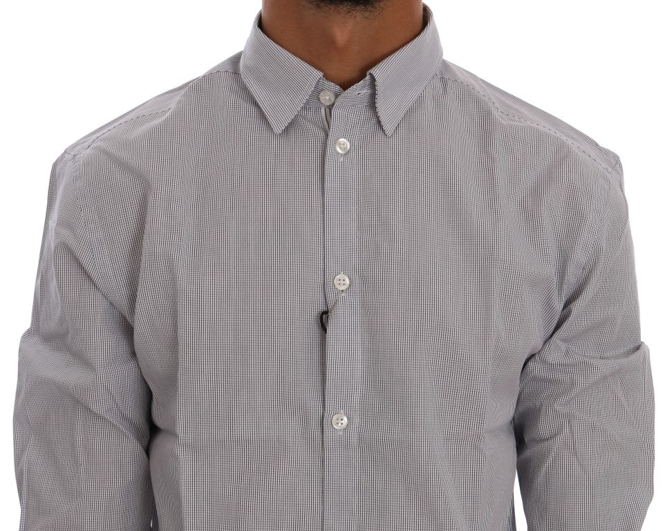 Frankie Morello Blue Dress Shirt for Men side view