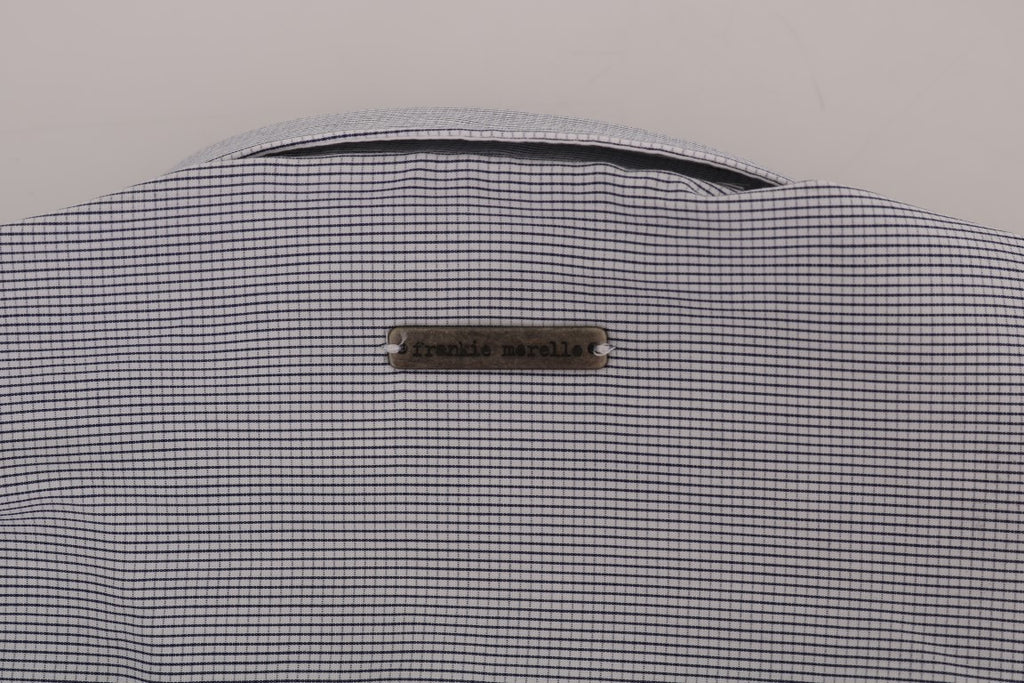 Frankie Morello Blue Dress Shirt for Men additional view