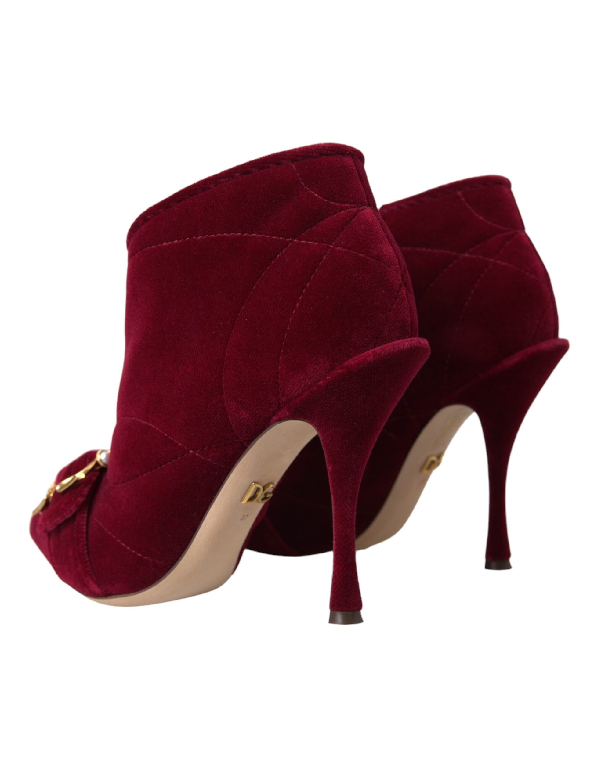 Dolce & Gabbana Red High Heel for Women side view