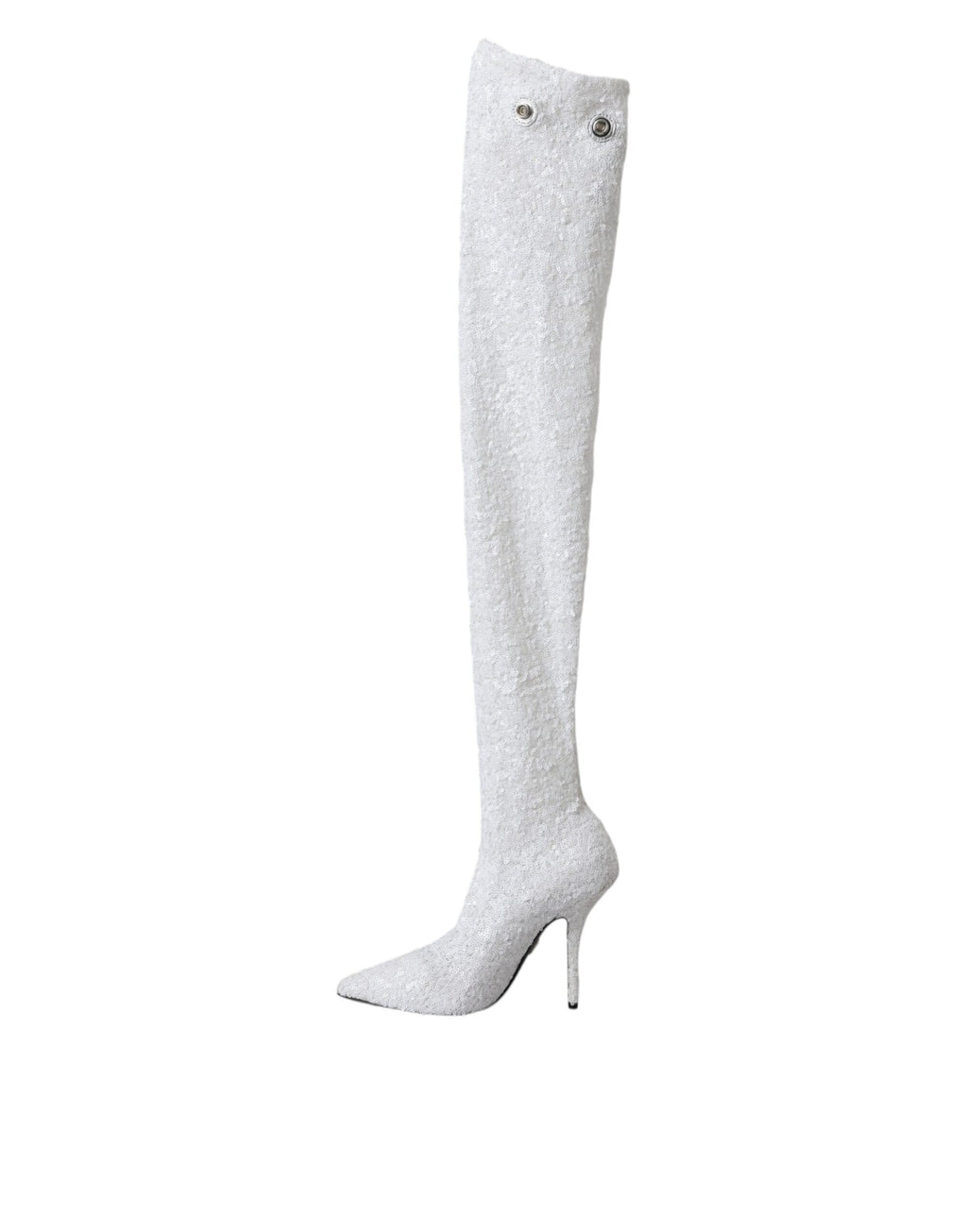 Dolce & Gabbana White High Heel for Women side view