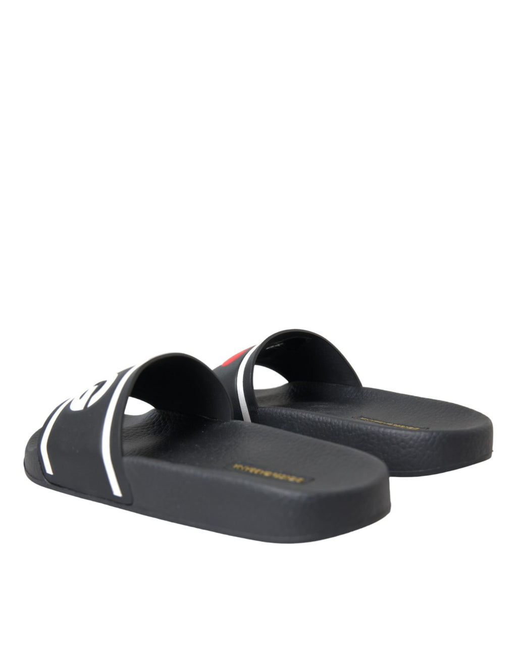 Dolce & Gabbana Black Flat for Women side view