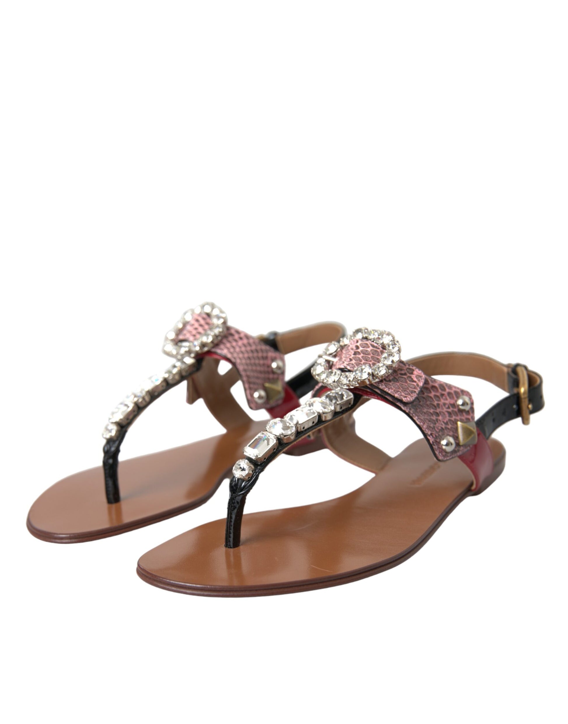 Dolce & Gabbana Multicolor Flip Flop Sandals for Women detail view
