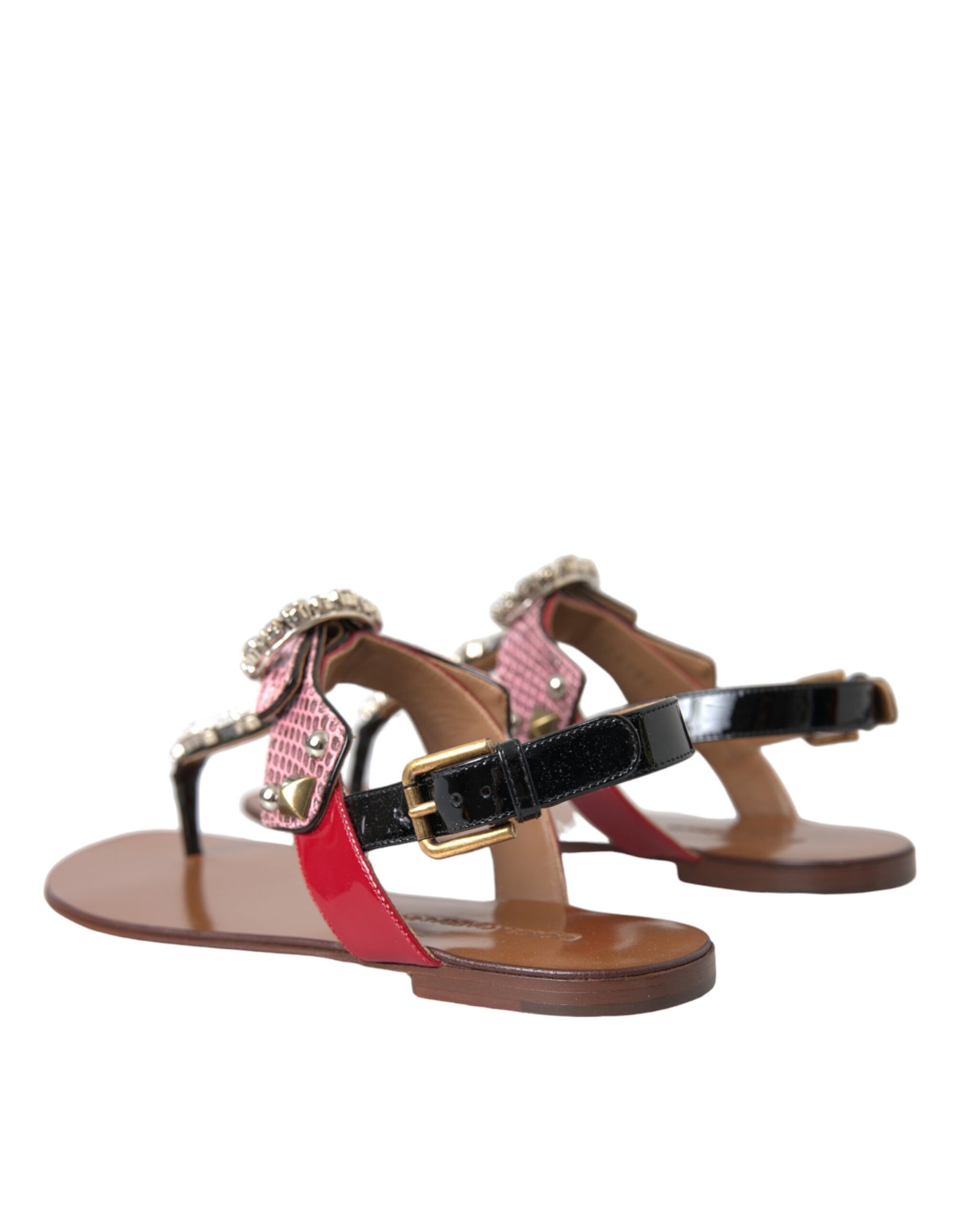 Dolce & Gabbana Multicolor Flip Flop Sandals for Women side view
