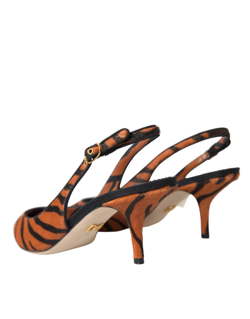 Dolce & Gabbana Orange Mid Heel for Women side view