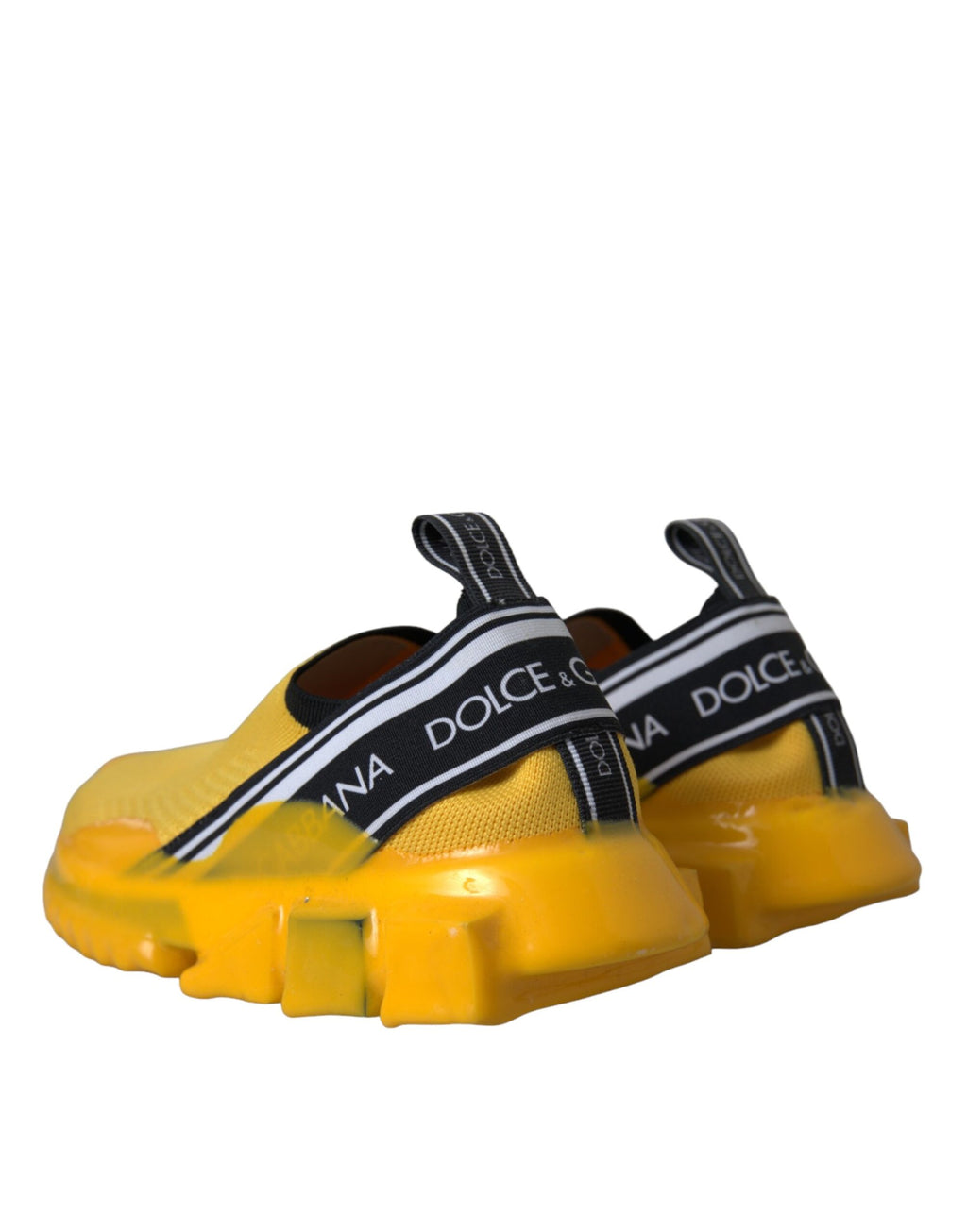 Dolce & Gabbana Yellow Chunky Sneakers for Women side view