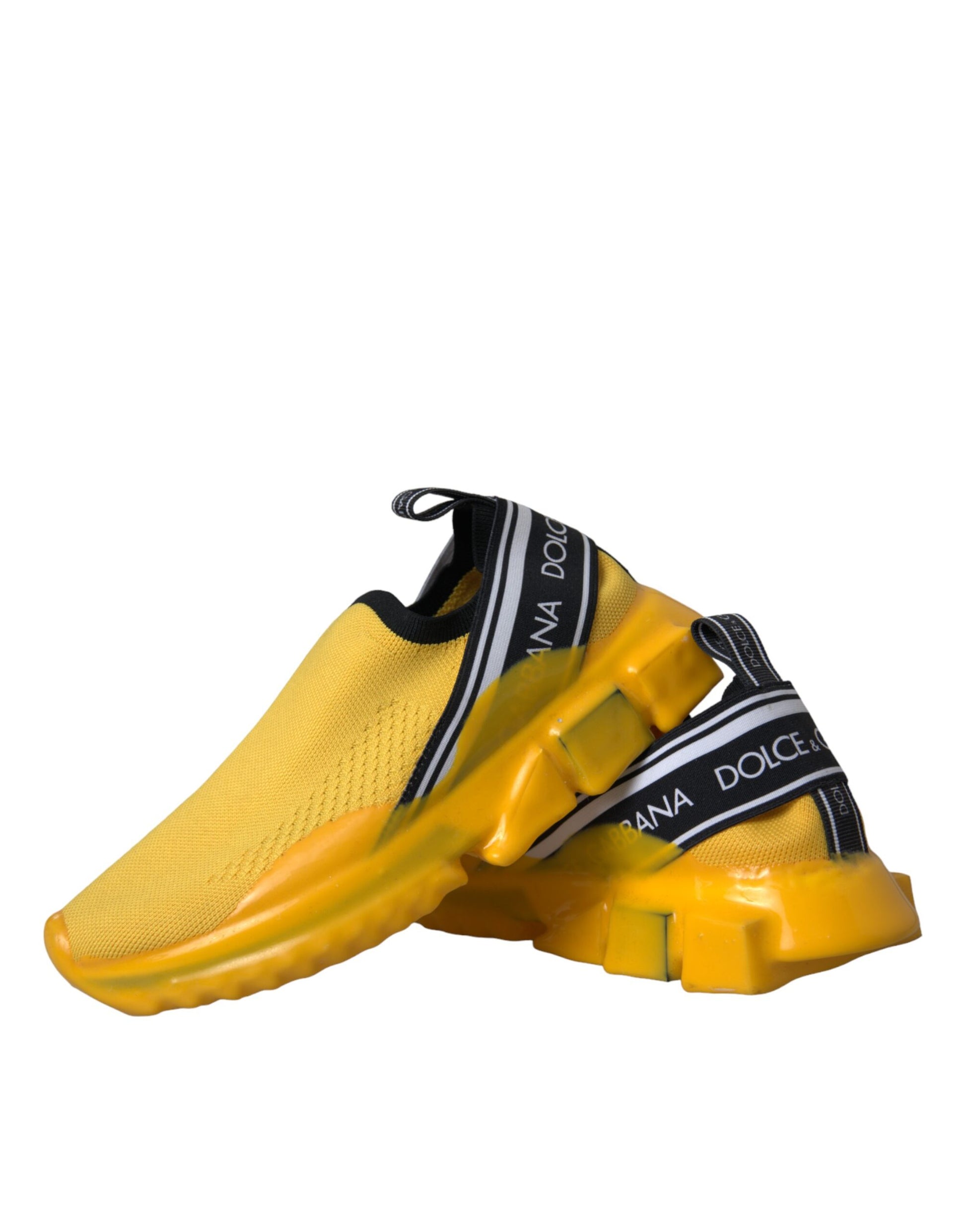 Dolce & Gabbana Yellow Chunky Sneakers for Women additional view