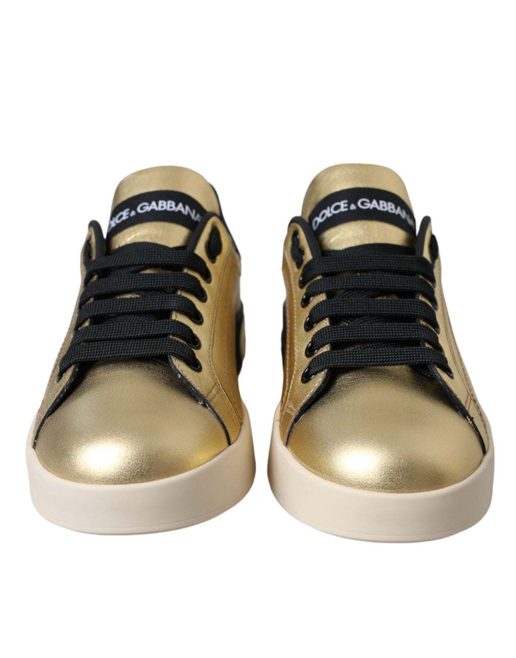 Dolce & Gabbana Gold Low Top Sneakers for Women alternate view